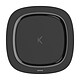 KSIX Fast Cargador Inalámbrico 7.5W-10W - Negro Cargador de inducción 7.5W-10W para smartphones y tabletas compatibles - Negro