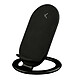 KSIX Fast Cargador Inalámbrico 10W - Negro Cargador de inducción 10W para smartphones compatibles - Negro