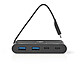 Avis Nedis Station d'accueil USB-C 2 ports USB 3.0 + Power Delivery 100 W
