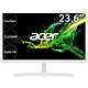 Acer 23.6" LED - ED242QR 1920 x 1080 pixels - 4 ms - Format large 16/9 - Dalle VA incurvée - HDMI - Blanc (garantie constructeur 2 ans)