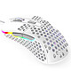 Xtrfy M4 RGB (Blanco) Ratón ultraligero con cable para gamer - para diestros - Sensor óptico de 16000 dpi - 6 botones - retroiluminación RGB
