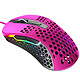 Xtrfy M4 RGB (Pink) Ultra light wired mouse for gamers - right handed - 16000 dpi optical sensor - 6 buttons - RGB backlight