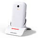 SwissVoice S24 Bianco Telefono 2G compatibile con apparecchi acustici M4/T4 - schermo 2.4" 240 x 320 - Bluetooth 2.1 - 800 mAh