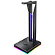 ASUS ROG Throne Qi Headphone stand with RGB backlight - 7.1 surround sound - USB hub - Qi charger
