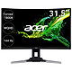 LED Acer 31.5" - XZ321QUbmijpphzx 2560 x 1440 píxeles - 4 ms (gris a gris) - Formato ancho 16/9 - 144 Hz - Losa curva VA - HDR - HDMI/DisplayPort - Hub USB 3.0 - FreeSync - Negro (2 años de garantía del fabricante)