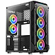 Xigmatek Overtake Grand Tour case with tempered glass shelves and RGB backlighting