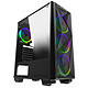 Xigmatek Beast Medium tower case with tempered glass shelves and RGB backlighting