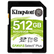 Kingston Canvas Select Plus SDS2/512GB Scheda di memoria SDXC UHS-I U3 Classe 10 Classe V30 512GB