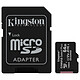 Kingston Canvas Select Plus SDCS2/64GB Carte mémoire Micro SDXC UHS-I U1 Classe 10 A1 Classe V10 64 Go + Adaptateur SD