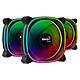 Aerocool Astro 12 Pro 3-Pack Pack of 3 120 mm box fans with ARGB LED controller