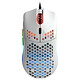 Glorious Model O- Minus (Blanc Brillant) Souris gaming - filaire - droitier - capteur optique Pixart PMW3360 de 12000 dpi - 6 boutons - interrupteurs Omron - rétroéclairage RGB