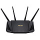 ASUS RT-AX58U Routeur sans fil WiFi 6 AX Dual Band 3000 Mbps (AX2402 + AX 574) MU-MIMO avec 4 ports LAN 10/100/1000 Mbps + 1 port WAN 10/100/1000 Mbps