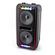Caliber HPA502BTL 60W portable speaker with Bluetooth, multicolour LED light, wired microphone, remote control and USB port
