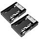 ICY DOCK EZConvert Lite MB882SP-1S-3B Dual Pack of 2 3.5" rackmount enclosures for 2.5" SATA/SAS HDD or SSD