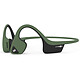 AfterShokz Trekz Air Verde Auriculares inalámbricos con banda para el cuello de conducción ósea - Diseño abierto - Bluetooth - Micrófono - Certificación IP55