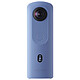 Ricoh Theta SC2 Bleu Caméra 360° - Double capteur 12 mégapixels - f/2.0 - Vidéo 4K 30p - Mémoire 14 Go - Ecran OLED - Wi-Fi/Bluetooth