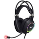 Abkoncore CH55 Gamer headset - closed-back circum-aural - 7.1 surround sound - multidirectional microphone - vibration generator - USB - RGB backlight - PC compatible