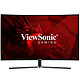 ViewSonic 32" LED - VX3258-2KPC-MHD 2560 x 1440 pixels - 1 ms - Widescreen 16/9 - VA curved panel - 144 Hz - AMD FreeSync - HDMI/DisplayPort - Black
