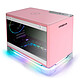 In Win A1 Plus Pink Mini Tower Mini-ITX Pink enclosure with 650W 80PLUS Gold power supply, inductive charging station and addressable RGB backlighting