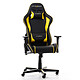 DXRacer Formula F08 (giallo) Sedile in similpelle con schienale reclinabile a 135° e braccioli 3D per i giocatori (fino a 150 kg)