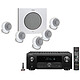 Denon AVR-X4500H Noir + Cabasse Eole 4 Blanc Ampli-tuner Home Cinema 3D Ready 9.2 - Dolby Atmos / DTS:X - IMAX Enhanced - Auro 3D - 8x HDMI 4K Ultra HD, HDCP 2.2 - HDR - Wi-Fi/Bluetooth - AirPlay 2 - Multiroom - Amazon Alexa + Ensemble 5.1