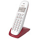 Logicom Vega 150 Raspberry Wireless DECT phone - hands-free function - 7 hours call time - 10 ring tones - 20 number memory