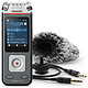 Philips DVT7110 Digital Audio Recorder - Hi-Res Audio - 3 microphones - 8 GB - MicroSD slot - Built-in battery - Wi-Fi Accessories