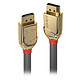 Lindy Gold Line DisplayPort 1.4 (0.5 m) DisplayPort 1.4 cable - mle/mle - 0.5 metre - maximum resolution 7680 x 4320 - 24 carat gold plated coating
