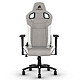Corsair T3 Rush (grey/white) Gaming chair - high-quality breathable fabric cover - 4D armrests - 180° reclining backrest - weight limit 120 kg
