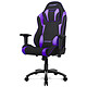AKRacing Core EX-Wide Edizione Speciale (nero/viola) Sedile in tessuto con schienale regolabile a 180° e braccioli 3D per i giocatori (fino a 150 kg)