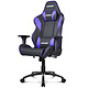 AKRacing Core LX Plus (black/purple) PU leather gaming chair with 180° adjustable backrest and 3D armrests (up to 150 kg)