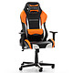 DXRacer Drifting D61 (arancione) Sedile in similpelle con schienale reclinabile a 135° e braccioli 3D per i giocatori (fino a 100 kg)