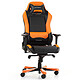 DXRacer Iron I11 (naranja) Asiento de piel con respaldo reclinable de 135° y reposabrazos 4D para jugadores (hasta 130 kg)
