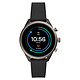 Fossil Sport 41 Smartwatch (41 mm / Silicone / Noir) Montre connectée - Étanche 50 m - GPS - Cardiofréquencemètre - Écran AMOLED - 390 x 390 pixels - 4 Go - Bluetooth 4.2/NFC - Wear OS - Taille du boitier 41 mm - Bracelet en silicone