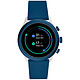 Fossil Sport 43 Smartwatch (43 mm / Silicone / Bleu) Montre connectée - Étanche 50 m - GPS - Cardiofréquencemètre - Écran AMOLED - 390 x 390 pixels - 4 Go - Bluetooth 4.2/NFC - Wear OS - Taille du boitier 43 mm - Bracelet en silicone