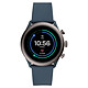 Fossil Sport 43 Smartwatch (43 mm / Silicone / Bleu Fumé) Montre connectée - Étanche 50 m - GPS - Cardiofréquencemètre - Écran AMOLED - 390 x 390 pixels - 4 Go - Bluetooth 4.2/NFC - Wear OS - Taille du boitier 43 mm - Bracelet en silicone