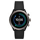 Fossil Sport 43 Smartwatch (43 mm / Silicone / Noir) Montre connectée - Étanche 50 m - GPS - Cardiofréquencemètre - Écran AMOLED - 390 x 390 pixels - 4 Go - Bluetooth 4.2/NFC - Wear OS - Taille du boitier 43 mm - Bracelet en silicone