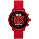 Michael Kors Access MKGO (43 mm / Silicona / Rojo) Reloj conectado - Impermeable 30 m - GPS - Cardiofrecuencímetro - Pantalla AMOLED - Bluetooth 4.2/NFC - Wear OS - Caja de 43 mm - Correa de silicona