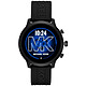 Michael Kors Access MKGO (43 mm / Silicone / Noir) Montre connectée - étanche 30 m - GPS - Cardiofréquencemètre - écran AMOLED - Bluetooth 4.2/NFC - Wear OS