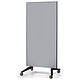 Legamaster Mobile Glass Board 90x175cm Grey Magnetic glass board with wheels - Surface 90 x 175 cm - Colour Grey