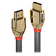 Lindy Gold Line HDMI 4K (0.5 m) 4K HDMI cable - mle/mle - 0.5 mtre - maximum resolution 4096 x 2160 - 24 carat gold plating