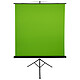 Arozzi Green Screen Green background - 157 x 160 cm - retractable - integrated tripod - ideal for photo, video, streaming, brodcasting...