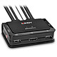 Lindy Switch KVM HDMI / USB 2.0 / Audio (2 puertos) Conmutador KVM con 2 puertos HDMI / USB 2.0 / 2 x Jack 3.5 mm