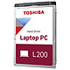 Toshiba L200 2Tb Disco duro Serial ATA III de 2,5" y 9,5 mm de 2TB a 5400 RPM y 128MB
