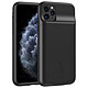 Akashi Coque Batterie Sans Fil Noire iPhone 11 Pro Coque batterie à induction 3500 mAh pour iPhone 11 Pro