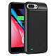 Akashi Coque Batterie Noire iPhone 6 Plus / 7 Plus / 8 Plus Coque batterie 4000 mAh pour iPhone 6 Plus / 7 Plus / 8 Plus