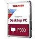 Toshiba P300 2Tb (HDWD220EZSTA) Disco rigido 3.5" 2Tb 5400 RPM 128Mb Serial ATA 6Gb/s (versione in scatola)