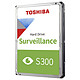 Toshiba S300 2Tb HDWT720UZSVA Disco duro Serial ATA 6Gb/s de 3,5" y 2Tb a 5400 RPM y 128Mb para sistemas de vigilancia
