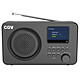 CGV DR6+ Noir Radio numérique FM/DAB+ avec écran couleur et prise casque