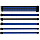 Cooler Master Sleeved Extension Cable Kit Negro/Azul Kit de extensión de manguito universal para la alimentación eléctrica (negro/azul)